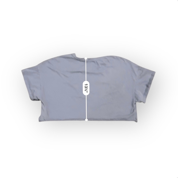 Originality Cousins Beach North Carolina Cropped T-Shirt Women’s Lavender Sz L - Picture 3 of 5